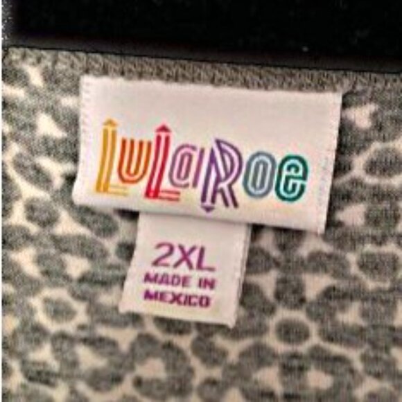 LuLaRoe LIMITED RUN Hybrid Randy Dress Jersey Knit Midi Dress Size 2xl - Picture 5 of 6